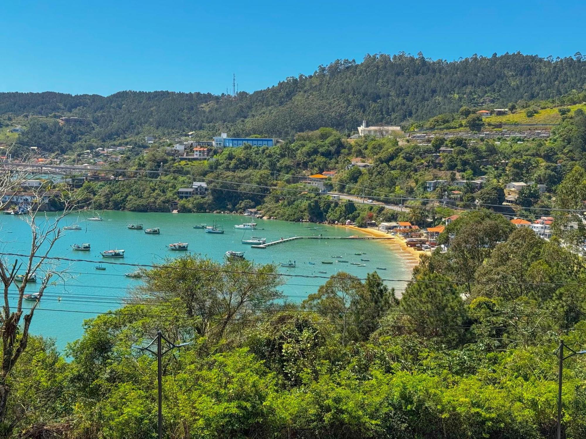Casa Com Vista Para O Mar Em Governador Celso Ramos Kültér fotó